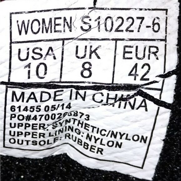 Saucony Glide 7 Running Sneakers Women's Size 10 Black, Green, Purple - Picture 8 of 8